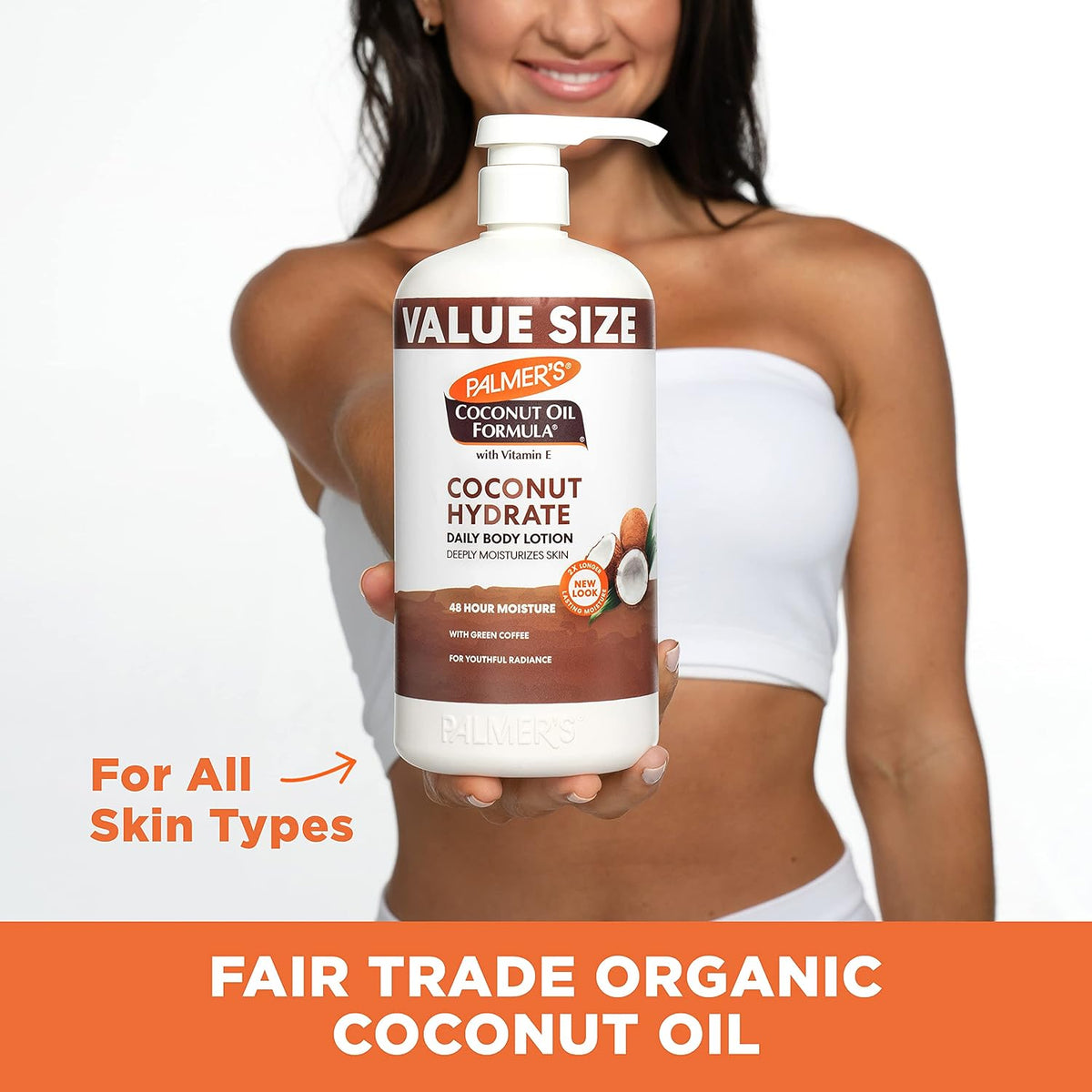 Palmer's Coconut Oil Formula Body Lotion for Dry Skin (33.8 Fl Oz)