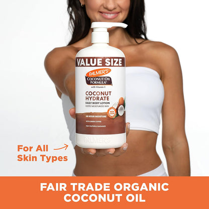 Palmer's Coconut Oil Formula Body Lotion for Dry Skin (33.8 Fl Oz)
