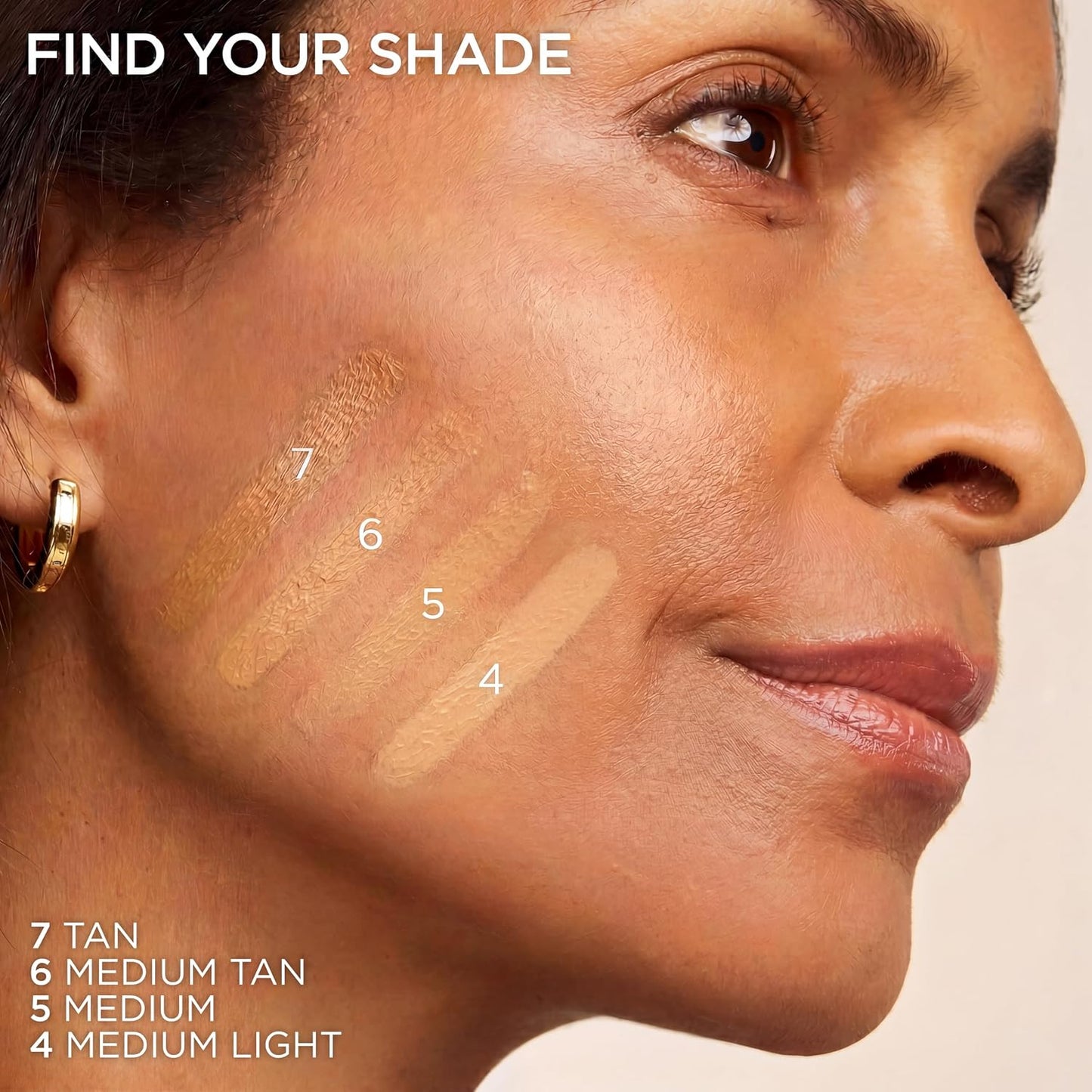 L'Oreal Paris True Match Hyaluron Tinted Balm Foundation, Skincare Foundation with Light to Medium Radiant Coverage, Minimizes Wrinkles and Fine Lines, Non-Comedogenic Formula, Medium Light 4