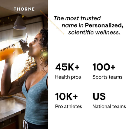 THORNE - Nutrient Essentials Duo - Iron Bisglycinate & B-Complex #12 for Energy Support and Blood Building - 60 Servings