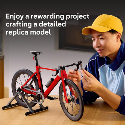 LEGO Icons Road Bike - Building Set for Adults, Ages 18+ - Model Racing Bike with Realistic Details - Home Office or Desk Decor - Gift for Men & Women - 11380