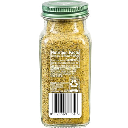 Simply Organic Adobo Seasoning, 4.14-Ounce, Garlic, Onion& Pepper Blend, Add Depth Without Heat To Fish, Meats, Rice, Kosher