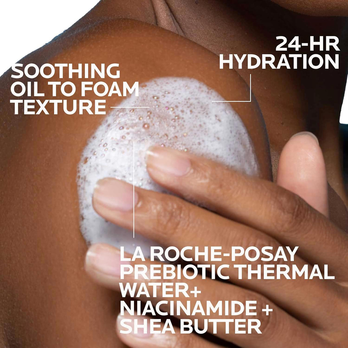 La Roche-Posay Lipikar AP+ Gentle Foaming Cleansing Oil, with Shea Butter