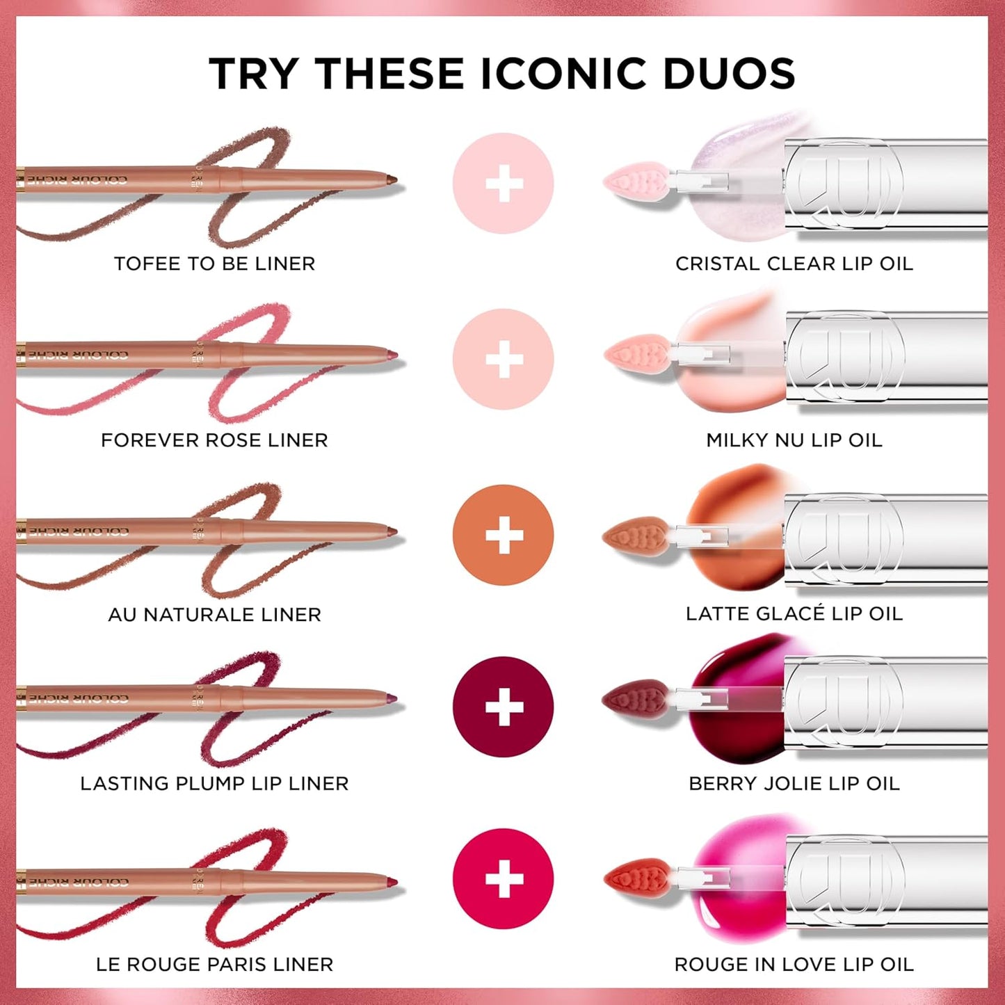 L'Oreal Paris Plump Ambition Hyaluron Lip Oil, 24 HR Lip Gloss with Hyaluronic Acid, Volumizing Formula with Glass-Like Shine, Latte Glace 641, 0.16 Fl Oz