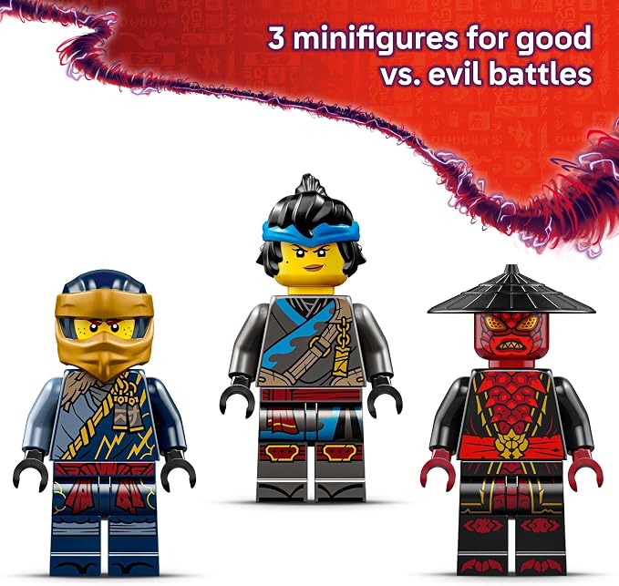 LEGO NINJAGO Rogue vs. Drix Race Car Duel Building Toy for Preschool Kids - Ninja Toy with Starter Brick for Boys & Girls, 4+ - Gift Idea for Birthdays & Dragons Rising Fans - 71840