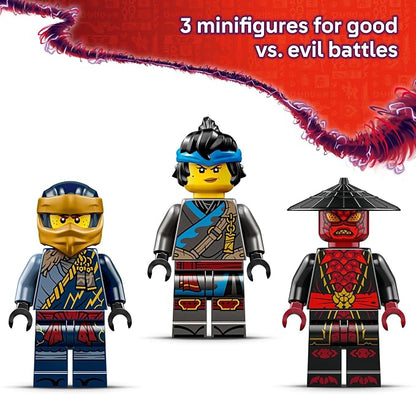 LEGO NINJAGO Rogue vs. Drix Race Car Duel Building Toy for Preschool Kids - Ninja Toy with Starter Brick for Boys & Girls, 4+ - Gift Idea for Birthdays & Dragons Rising Fans - 71840