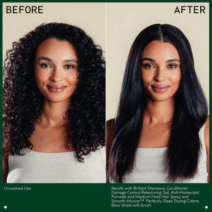 AVEDA Brilliant Conditioner | Hydrating, Detangling, Smoothing Conditioner | Adds Shine | with Jojoba and Babassu Oils | for All Hair Types | Jasmine, Rose, Clove Aroma | 6.7 Fl Oz