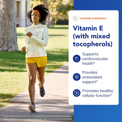 Pure Encapsulations Vitamin E, 180 Softgel Capsules