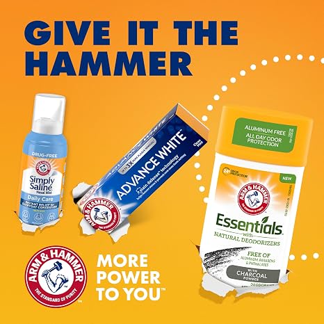 ARM & HAMMER Essentials Deodorant, Vanilla Sandalwood, 4-Pack