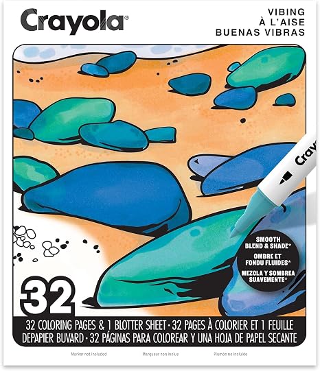 Crayola, LLC Adult Coloring Book - Vibing