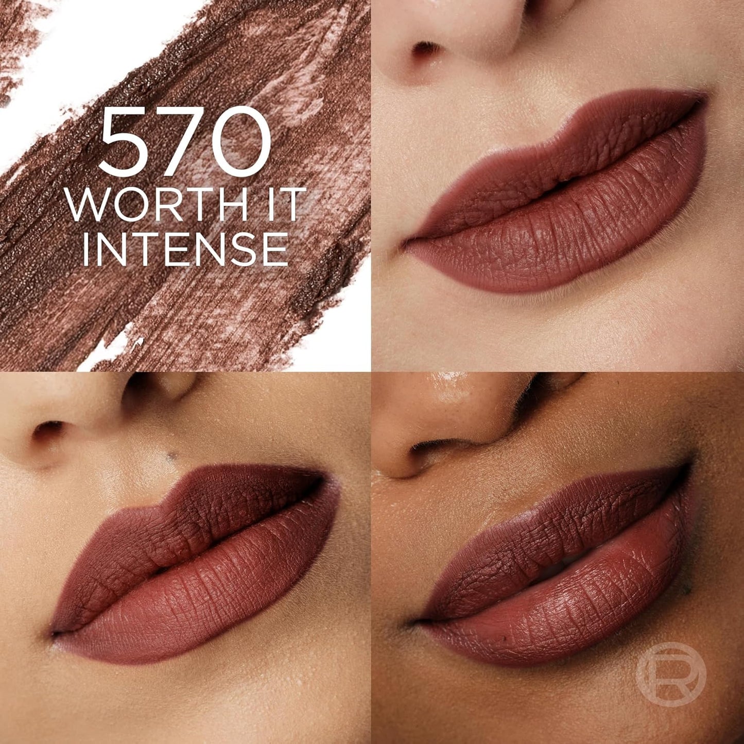 L'Oreal Paris Blurfiller Lip Liner, Lightweight, Buildable, and Sculpting Lip Pencil, Line, Define, and Contour for Fuller-Looking Lips, Worth It Intense, 0.21 oz