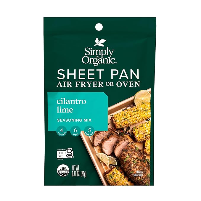 Simply Organic, Seasoning Sheet Pan Cilantro Lime Organic, 0.74 Ounce