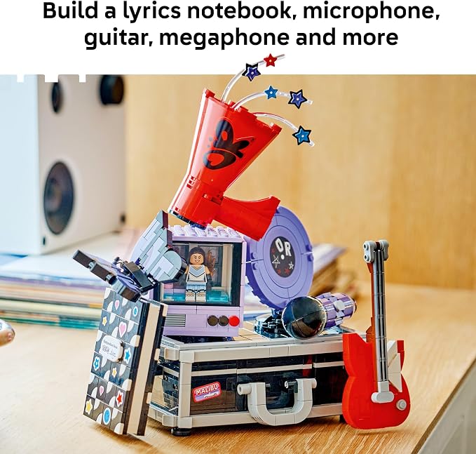 LEGO Editions Olivia Rodrigo's Secret Storage 43030 | Collectible Building Toy for Girls & Boys Ages 10+, Olivia Rodrigo Minifigure, Bedroom Decor, 1085 pieces, Gift for Birthdays