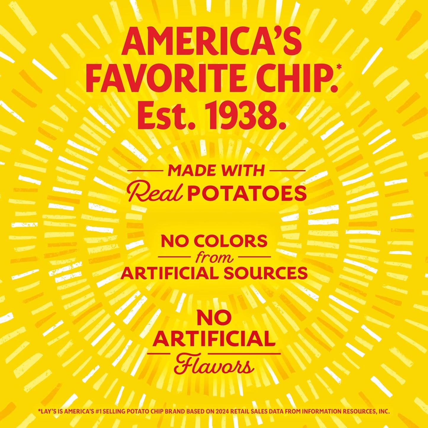 Lay's Potato Chips, Cheddar & Sour Cream Flavored Snacks, 7.75oz Bag