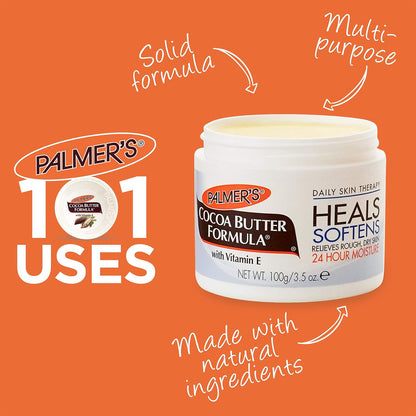 Palmer's Solid Cocoa Butter Body Lotion with Vitamin E (7.25 Oz - 3 Pack)