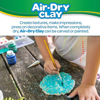 Crayola Air Dry Clay for Kids - White, 25lbs, Teacher Wishlist Supplies, Classroom Must Haves, Bulk Modeling Clay for Kids, No Bake, Sculpting & Molding Material | Classroom Must Haves, Bulk Modeling Clay for Kids, No Bake, Sculpting & Molding Material