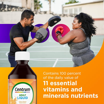 Centrum Liquid Multivitamin for Adults, Citrus Flavor, 8 fl oz