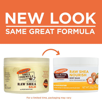 Palmer's Raw African Shea Body Butter, Dry Skin Moisturizer (7.25 Oz)