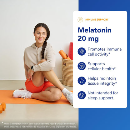 Pure Encapsulations Melatonin 20 mg, 60 Capsules