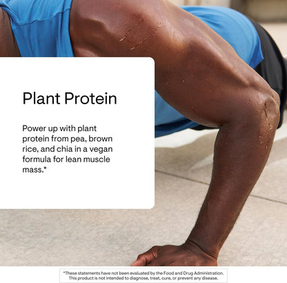 THORNE Plant Protein, 22 g Pea, Rice & Chia Protein Powder, 20 Servings