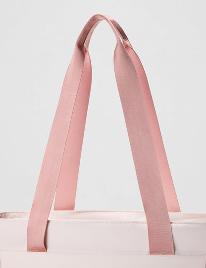 STANLEY Vitalize Tote| Gym, Work & Travel Bag with Laptop Sleeve | Expandable Bottom Compartment | Tumbler & Water Bottle Pockets | Durable Recycled Fabric | Rose Quartz