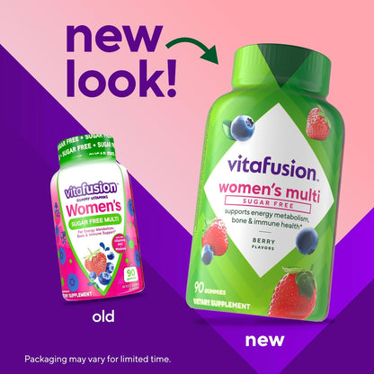 Vitafusion Women's Multivitamin Gummy Sugar Free | 90 Gummies