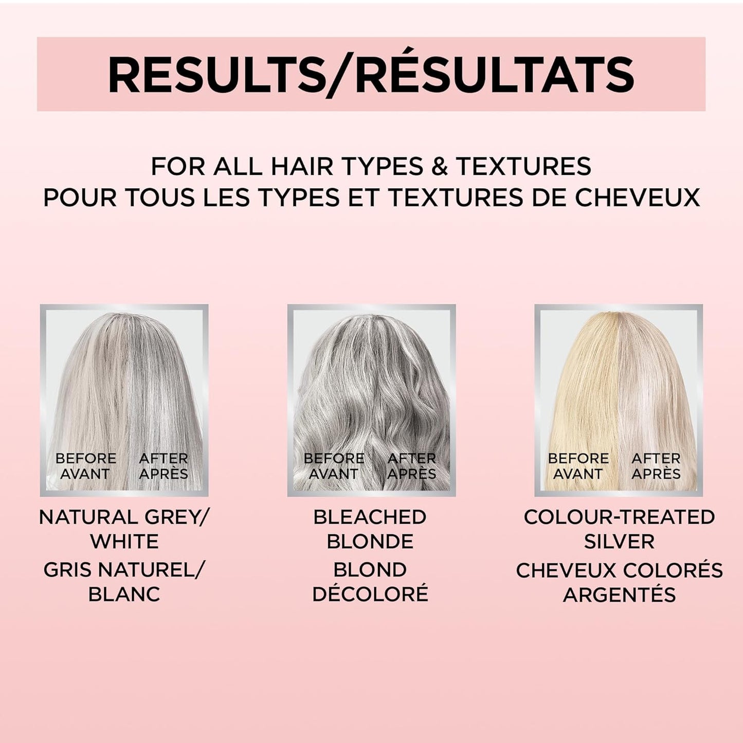 L’Oreal Paris Le Color Gloss One Step In-Shower Toning Hair Gloss, Neutralizes Brass, Conditions & Boosts Shine, Silver, 4 Ounce (Pack of 2)