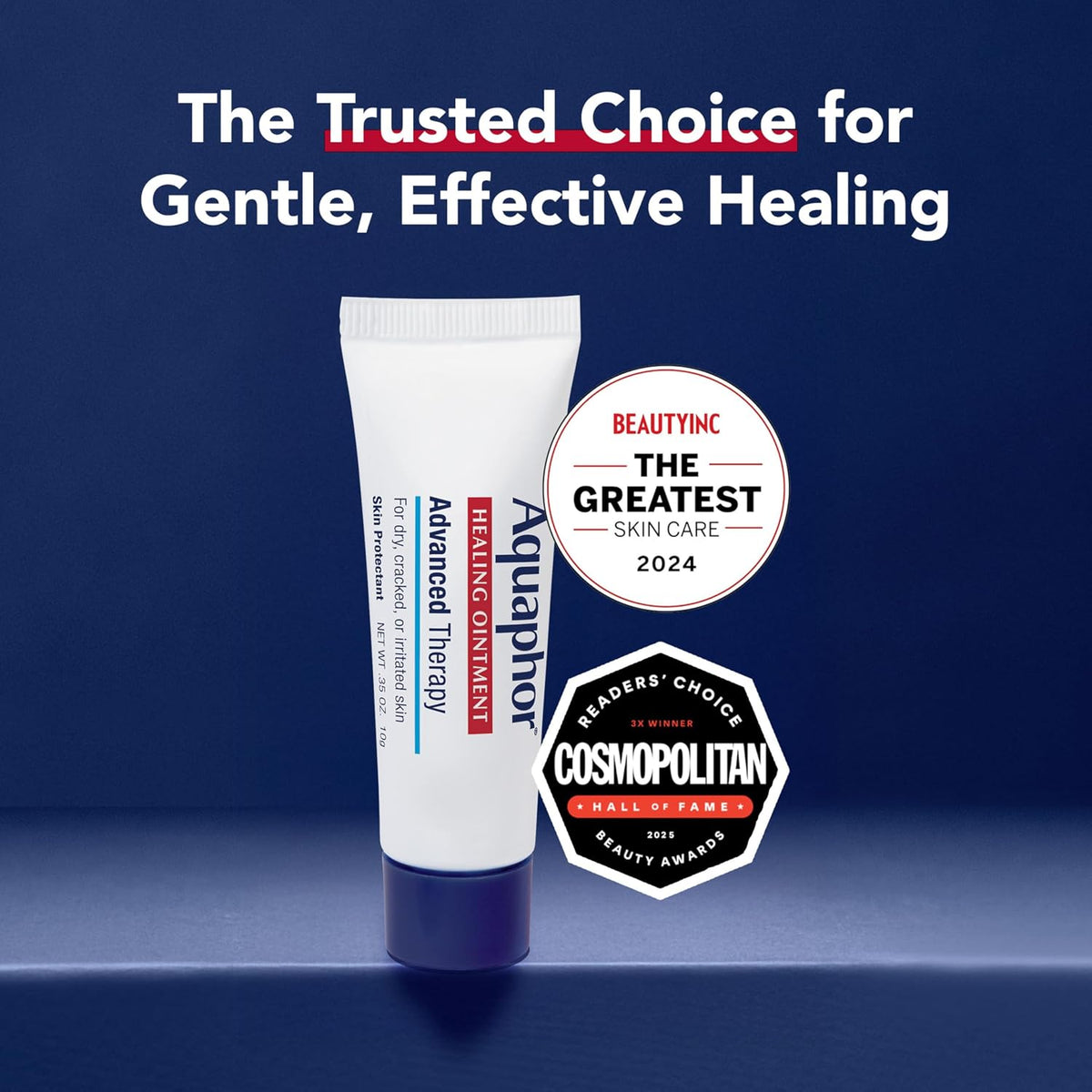 Aquaphor Advanced Therapy Healing Ointment, Bulk Pack, 48 X 0.35 OZ