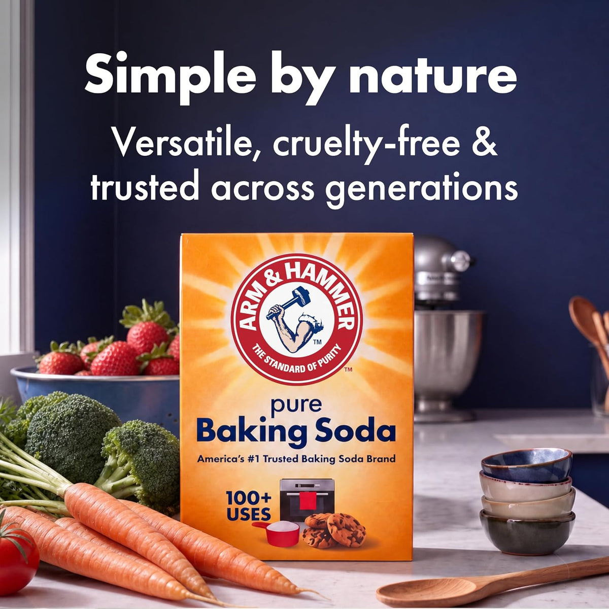 Arm & Hammer Pure Baking Soda Shaker - 12 Oz - (Pack of 6)