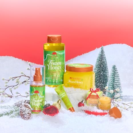 Tree Hut Frozen Honey Overnight Lip Mask, Hydrating & Moisturizing Lip Treatment with Shea Butter, Vitamin E, Nourishing Lip Care for Soft, Smooth Lips, Overnight Lip Repair Balm, 0.6 oz