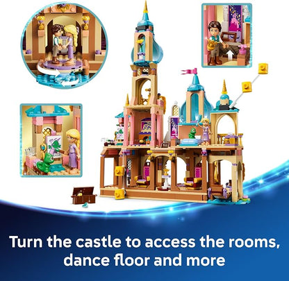 LEGO Disney Princess Rapunzel's Castle 43297 | Building Toys for Girls & Boys, Ages 6+, Princess Castle Playset, Movie Character Figures, 676 pieces, Gift for Birthdays