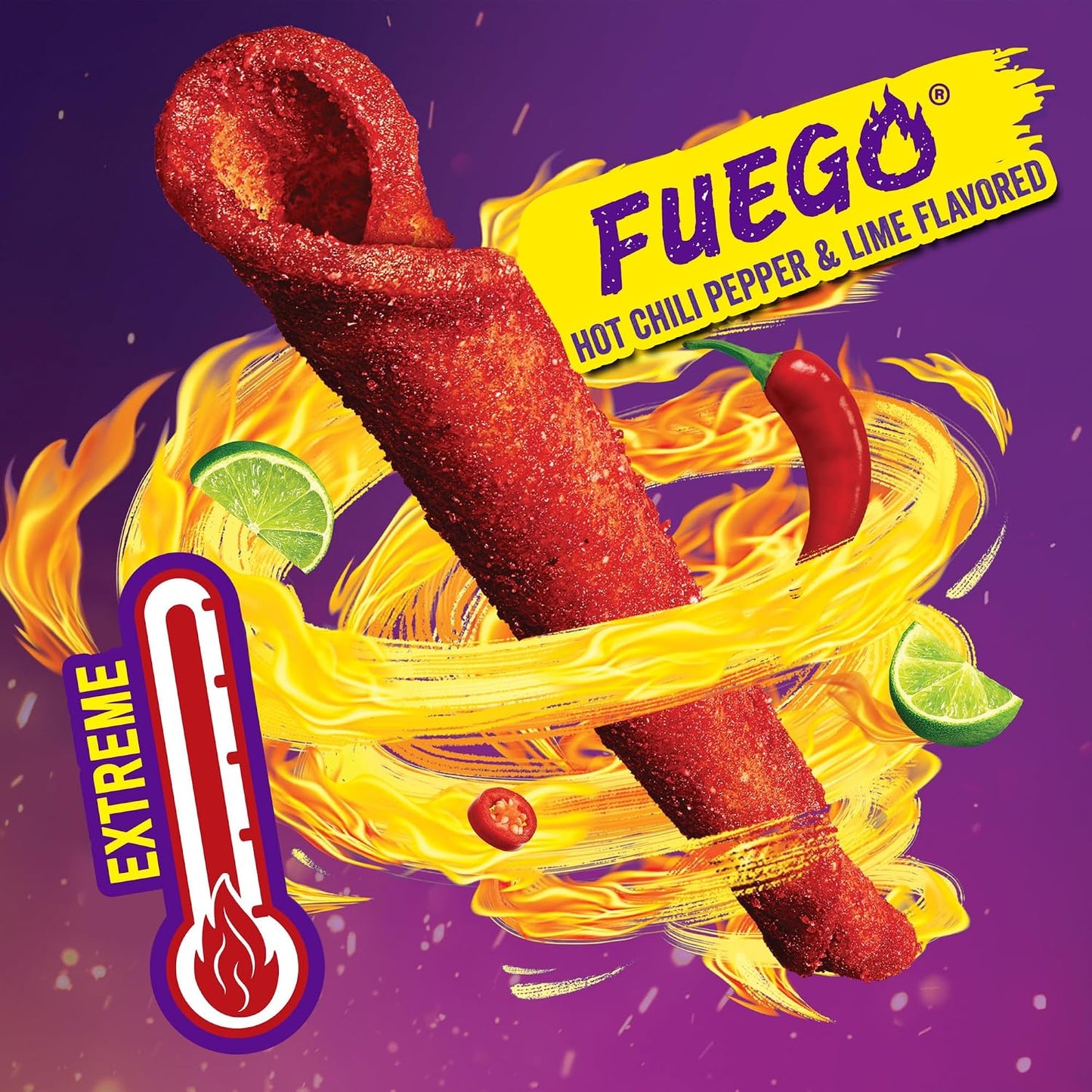 Takis Fuego Rolled Tortilla Chips, 9.9oz Bag