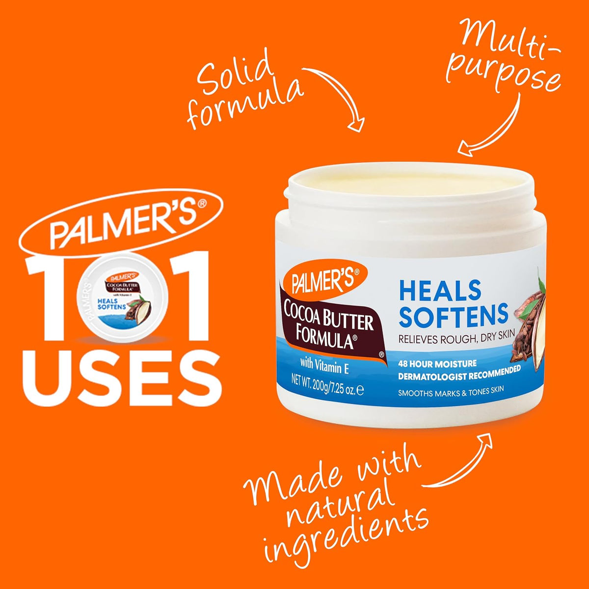 Palmer's Solid Body Lotion, Cocoa Butter Formula with Vitamin E (7.25 Oz)