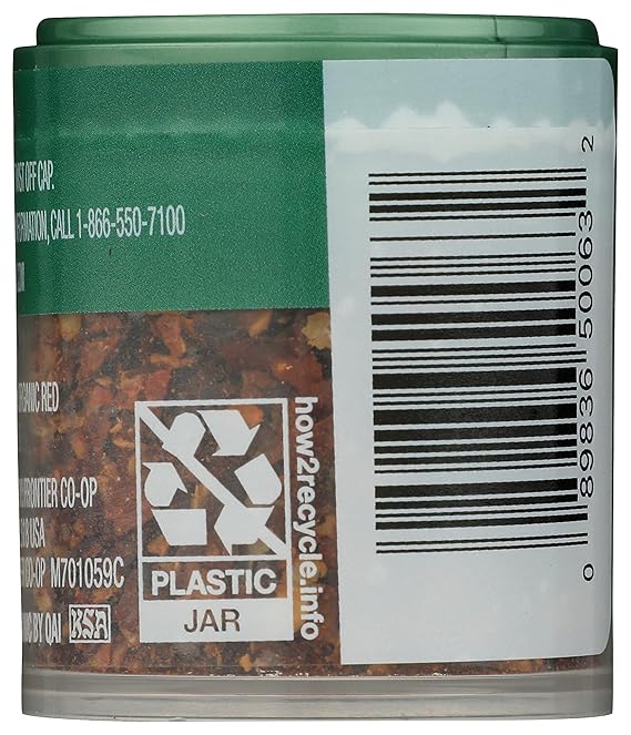 Simply Organic Red Pepper Crushed, Certified Organic, Kosher, Mini Spices | 0.42 Ounce (Pack of 1)