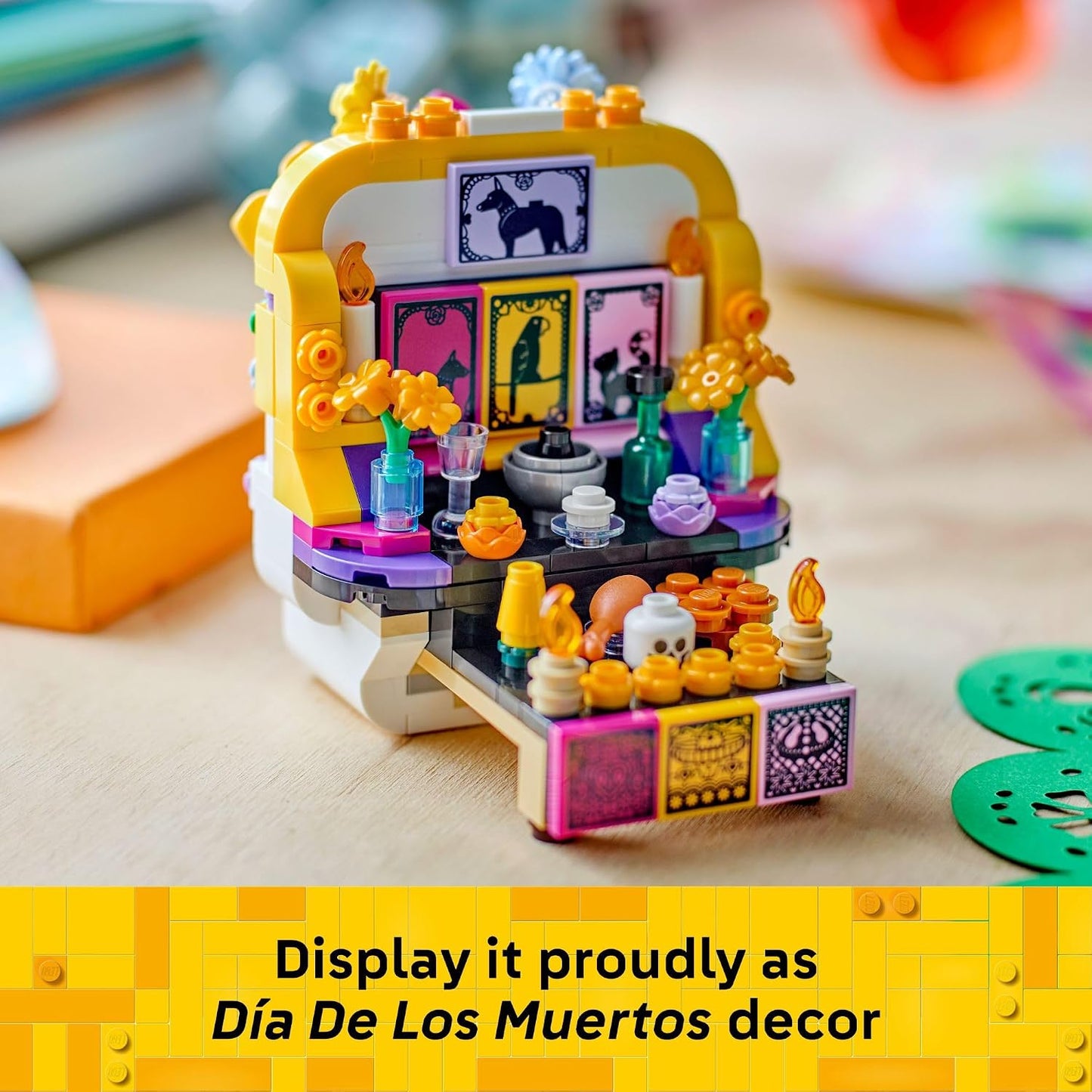 LEGO Altar of the Dead 40811 | Building Toys for Boys & Girls, Ages 9+, Day of the Dead Decor & Craft, Hidden Altar, 231 pieces, Gift for Kids