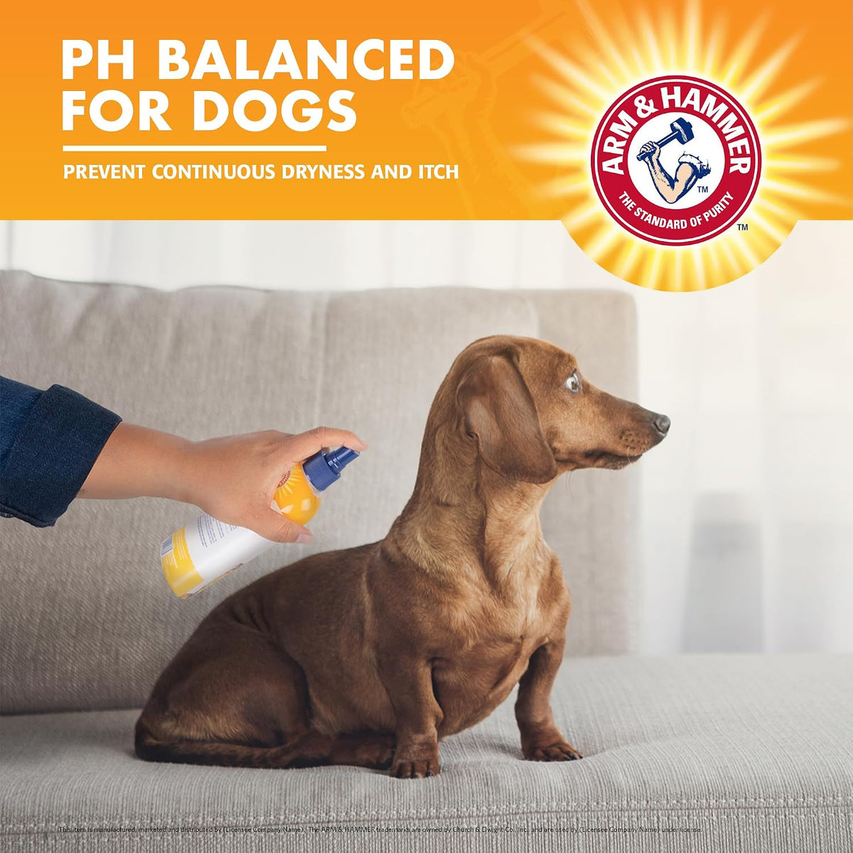 Arm & Hammer Dog Itch Relief Spray, Chamomile & Peppermint, 8 Fl Oz, 2-Pack