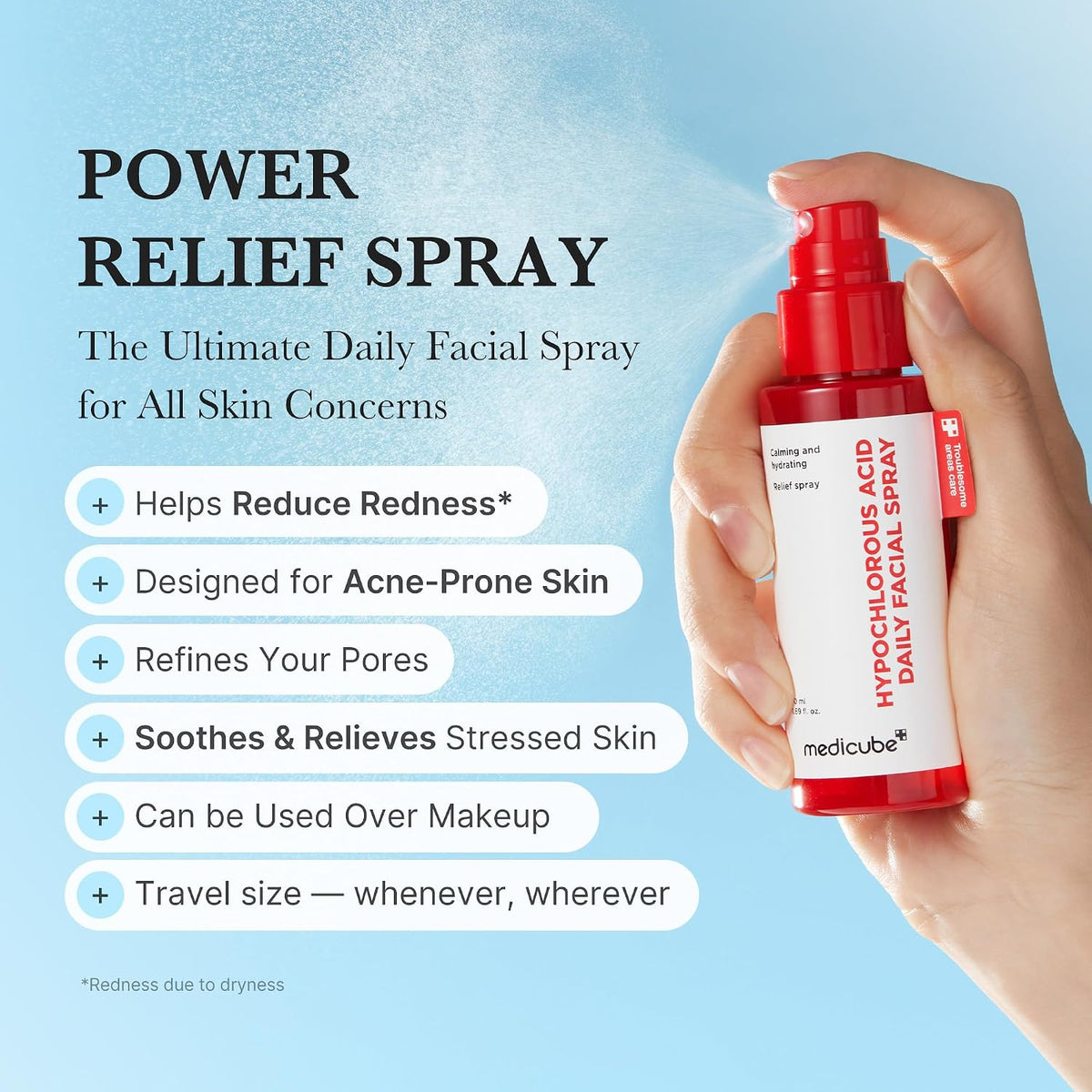 medicube Power Soothing Spray Duo - Hypochlorous Acid Full & Mini Set