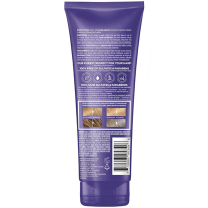 L’Oreal Paris Sulfate Free Brass Toning Purple Shampoo for Blonde, Bleached, Silver, or Brown Highlighted Hair, EverPure, 6.8 Fl Oz (Packaging May Vary)