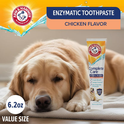 Arm & Hammer Complete Care - Dog Toothpaste, Enzymatic, Chicken, 6.2 oz