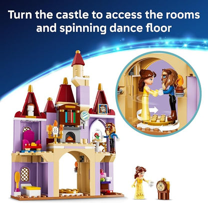 LEGO Disney Princess Belle & the Beast's Enchanted Castle 43289 | Building Toys for Girls & Boys, Ages 4+, Castle Toy W/ Movie Characters, Pretend Play, 254 pieces, Gift for Birthdays