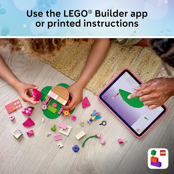 LEGO Gabby's Dollhouse Kitty Fairy's Garden House 11212 | Preschool Building Toys for Girls & Boys, Ages 4+, W/ Starter Bricks, Sturdy Build for Pretend Play, 103 pieces, Gift Idea