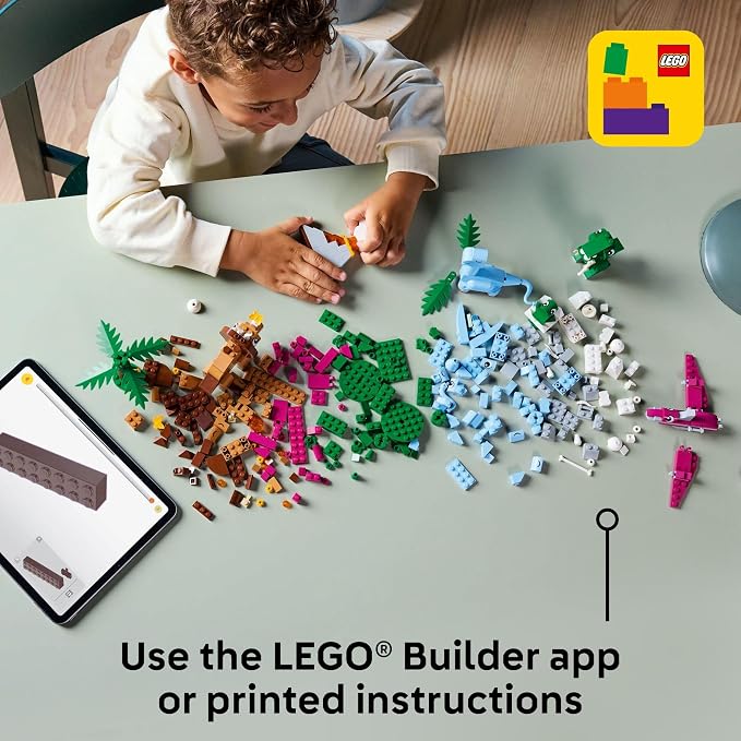 LEGO Classic Creative Dinosaurs Toy - Building Blocks for Kids, Boys and Girls, Ages 5+ - Learning and Educational Toy for Preschool - Gift Idea for Birthdays - 11041