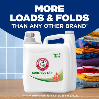 ARM & HAMMER Sensitive Skin Free & Clear Liquid Laundry Detergent