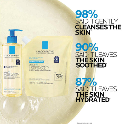 La Roche-Posay Lipikar AP+ Gentle Foaming Cleansing Oil, with Shea Butter