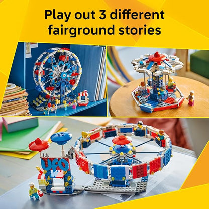 LEGO Creator 3 in 1 Iconic Ferris Wheel 31389 | Building Toys for Boys & Girls, Ages 8+, 3 Building Options, Display or Play, 916 pieces, Gifts for Birthdays