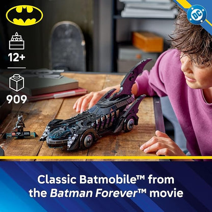 LEGO DC Batman: Batman Forever Batmobile Kids Toy - Building & Learning Toy for Girls & Boys, Ages 12+ - Model Car with Minifigure Included - Gift Idea for Birthdays - 76304