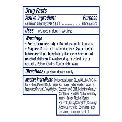 Dove Antiperspirant Invisible Solid, Scent: Powder, Size: 2.6 oz (2 Pack)