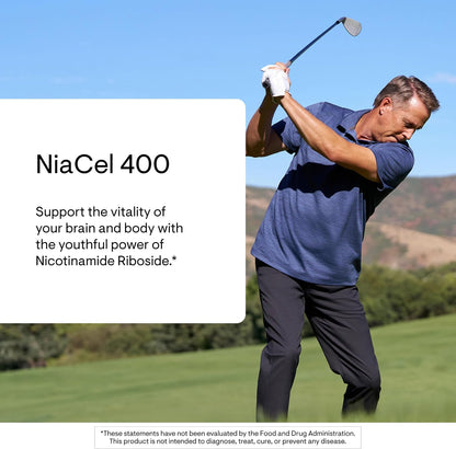 THORNE NiaCel 400, Nicotinamide Riboside & Betaine, 60 Capsules