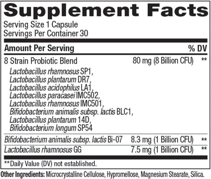 OLLY Big 10 Probiotic, Healthy Gut Microbiome, 10 Billion CFUs - 30 Count