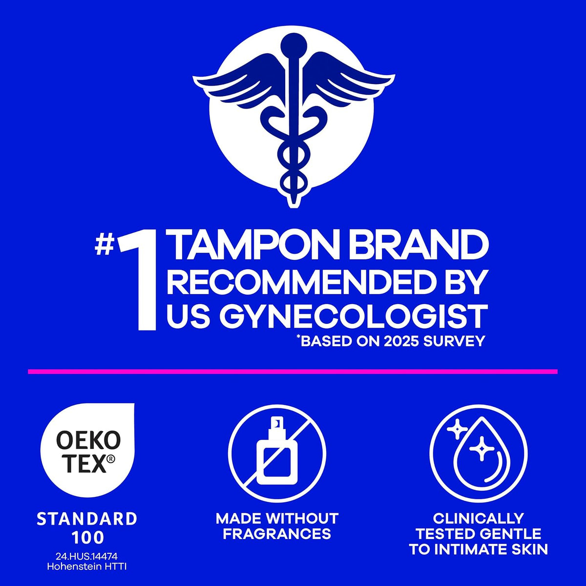 Tampax Compact Pearl Tampons Multipack, with LeakGuard Braid & Extendable Applicator, Regular/Super Absorbency, Compact Extendable Applicator, Unscented, 30 Count